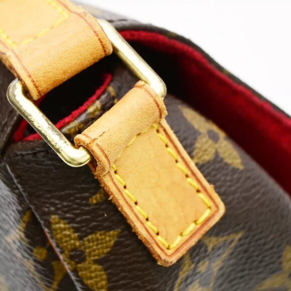 LOUIS VUITTON LV Tambourine Shoulder Bag Monogram Leather Brown M51179 18YE559 - Picture 10 of 15